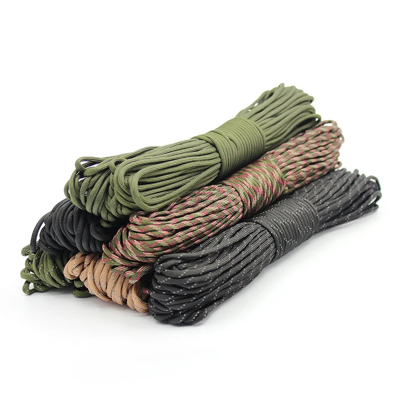 5 Meters Parachute Cord - Dia.4mm, 7 Stand Cores, Outdoor Camping Rope for Climbing, Hiking Survival Equipment, Tent Accessories