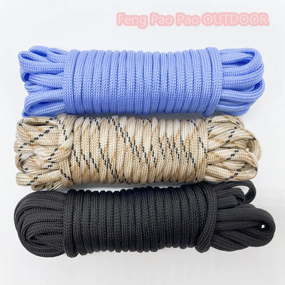 5 Meters Parachute Cord - Dia.4mm, 7 Stand Cores, Outdoor Camping Rope for Climbing, Hiking Survival Equipment, Tent Accessories