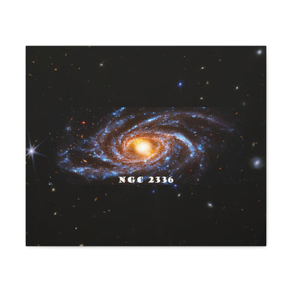 Gaze into the Galaxy: NGC2336 Cosmos Canvas Print