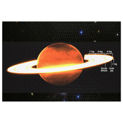 Cosmos Series 22: Worlds Without End - Saturn View Jigsaw Puzzle