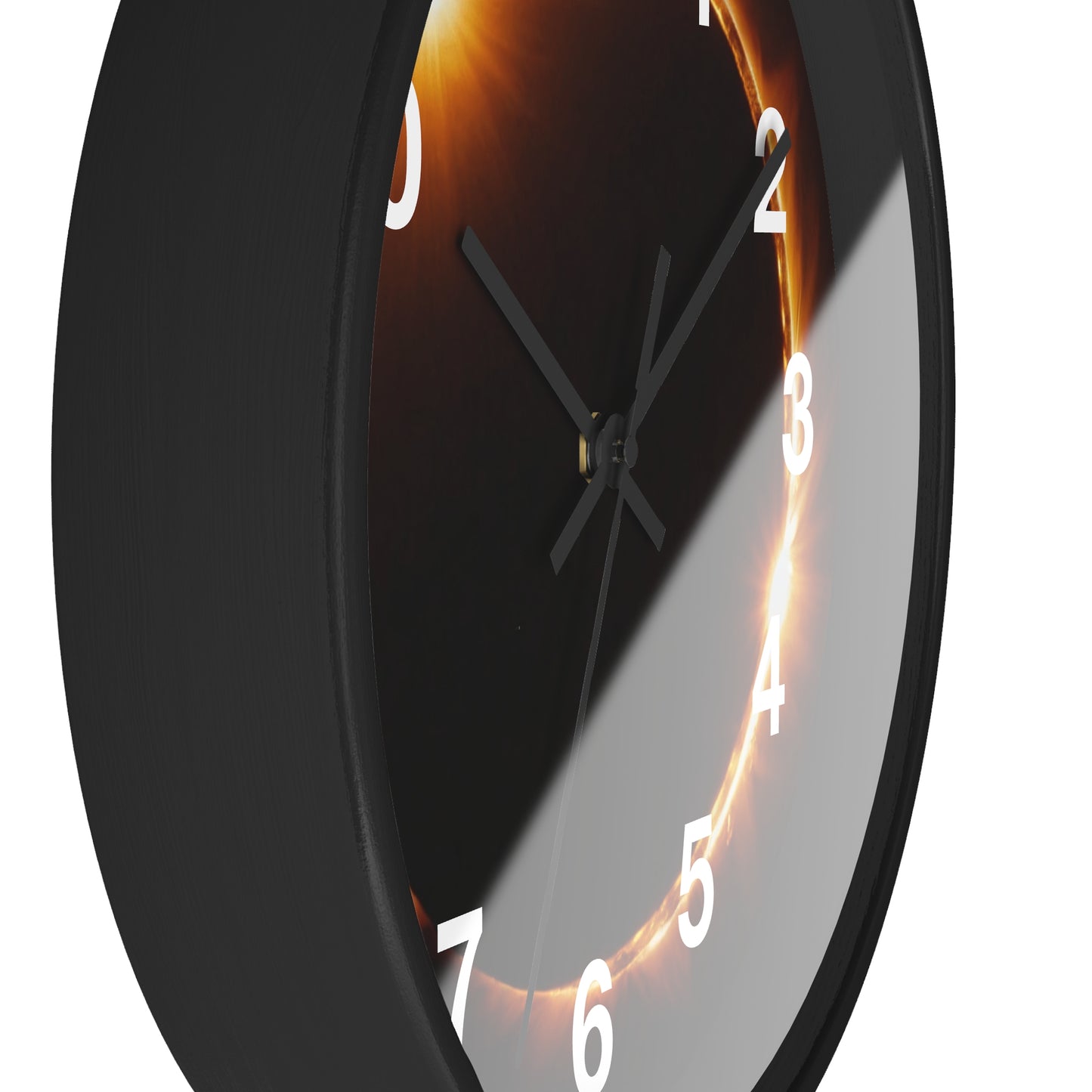 Solar Eclipse Clock Wall Clock Home Use!!