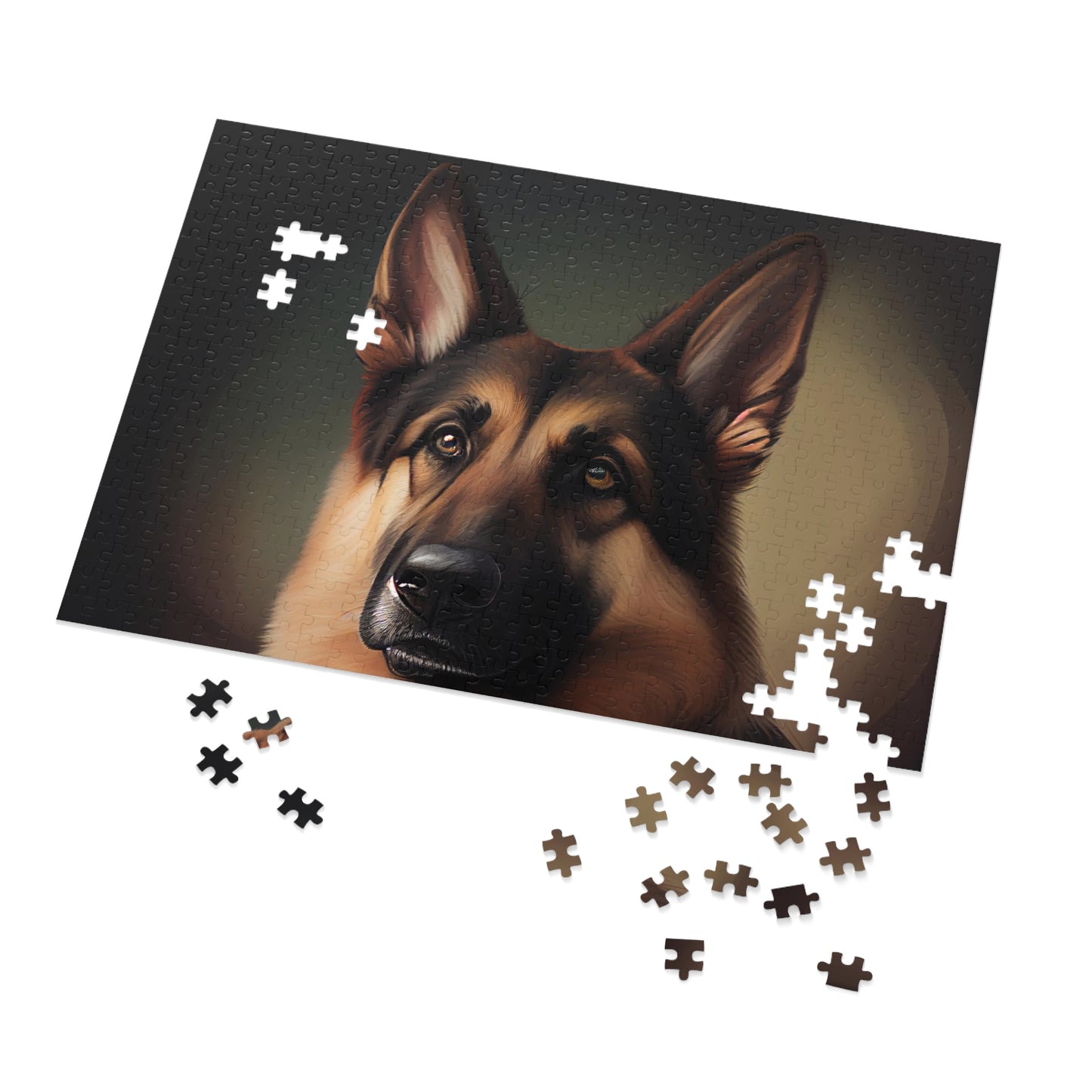 GERMAN SHEPHERD EYES Jigsaw Puzzle  Jigsaw Puzzle ( 252, 500,1000-Piece)