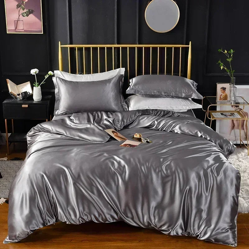Luxurious Sleep Upgrade:  Silky Soft Duvet Cover Set (No Fillers)