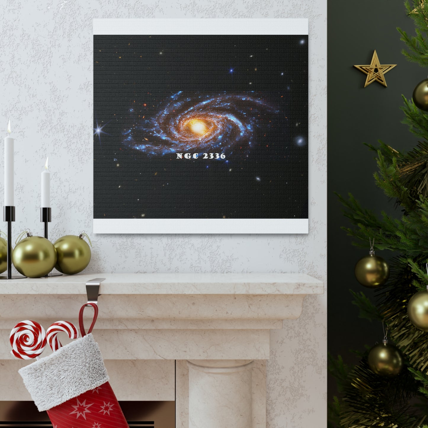 Gaze into the Galaxy: NGC2336 Cosmos Canvas Print