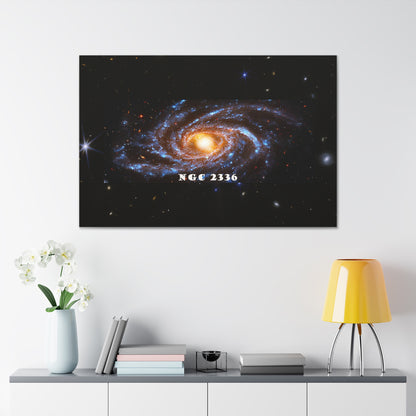 Gaze into the Galaxy: NGC2336 Cosmos Canvas Print