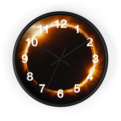 Solar Eclipse Clock Wall Clock Home Use!!