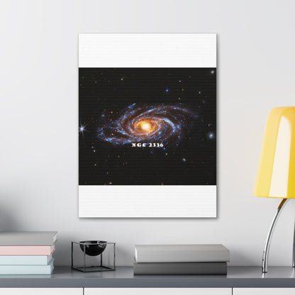 Gaze into the Galaxy: NGC2336 Cosmos Canvas Print