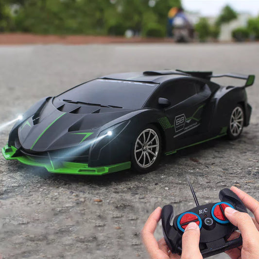 Thrilling RC Action:  LED Remote Control Sports Car for Kids