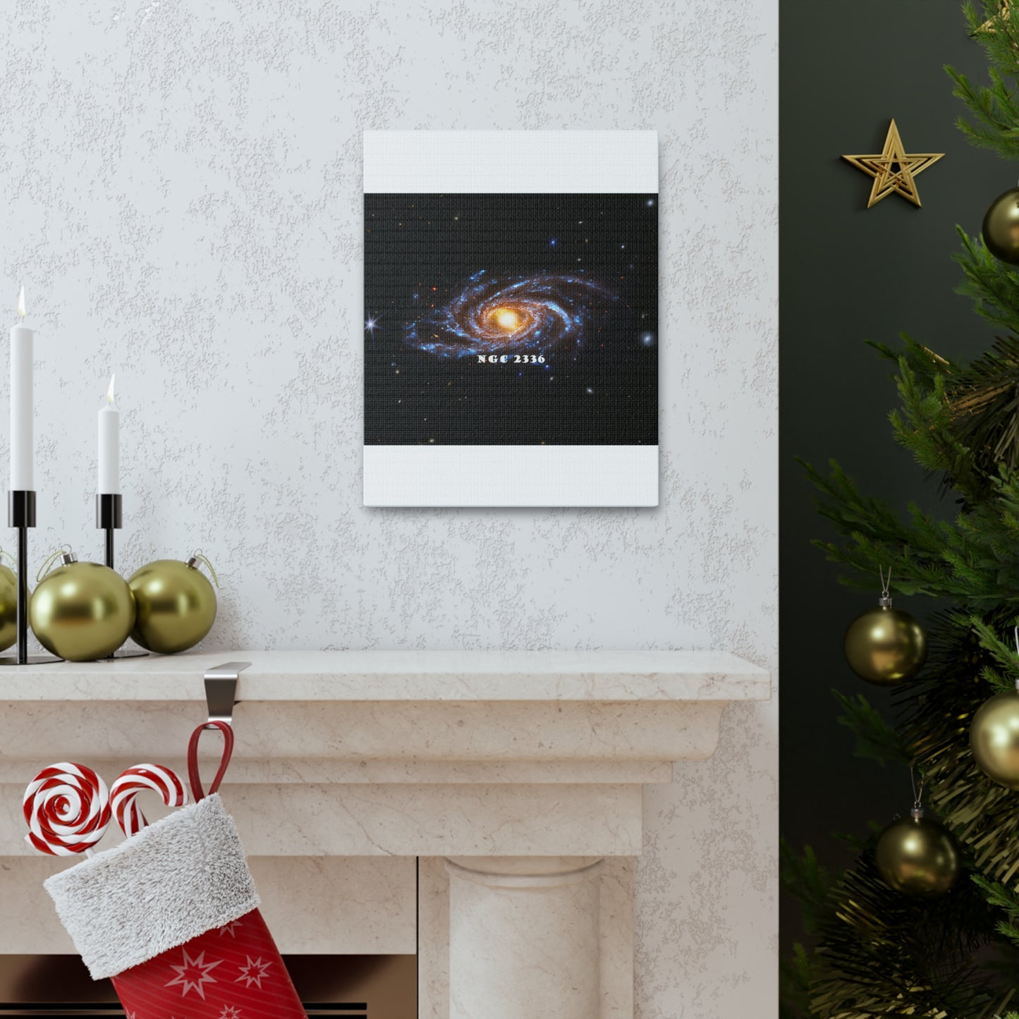 Gaze into the Galaxy: NGC2336 Cosmos Canvas Print