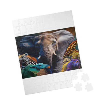 ELEPHANT & Animal Lovers Puzzle (110, 252, 520, 1014-piece)