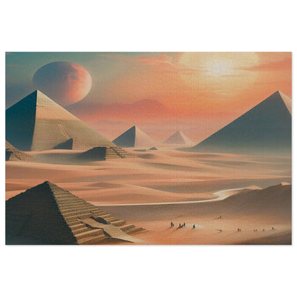 Egypt Pyramids Jigsaw Puzzle: Unveil the Mystery! ( 252, 500,1000-Piece)