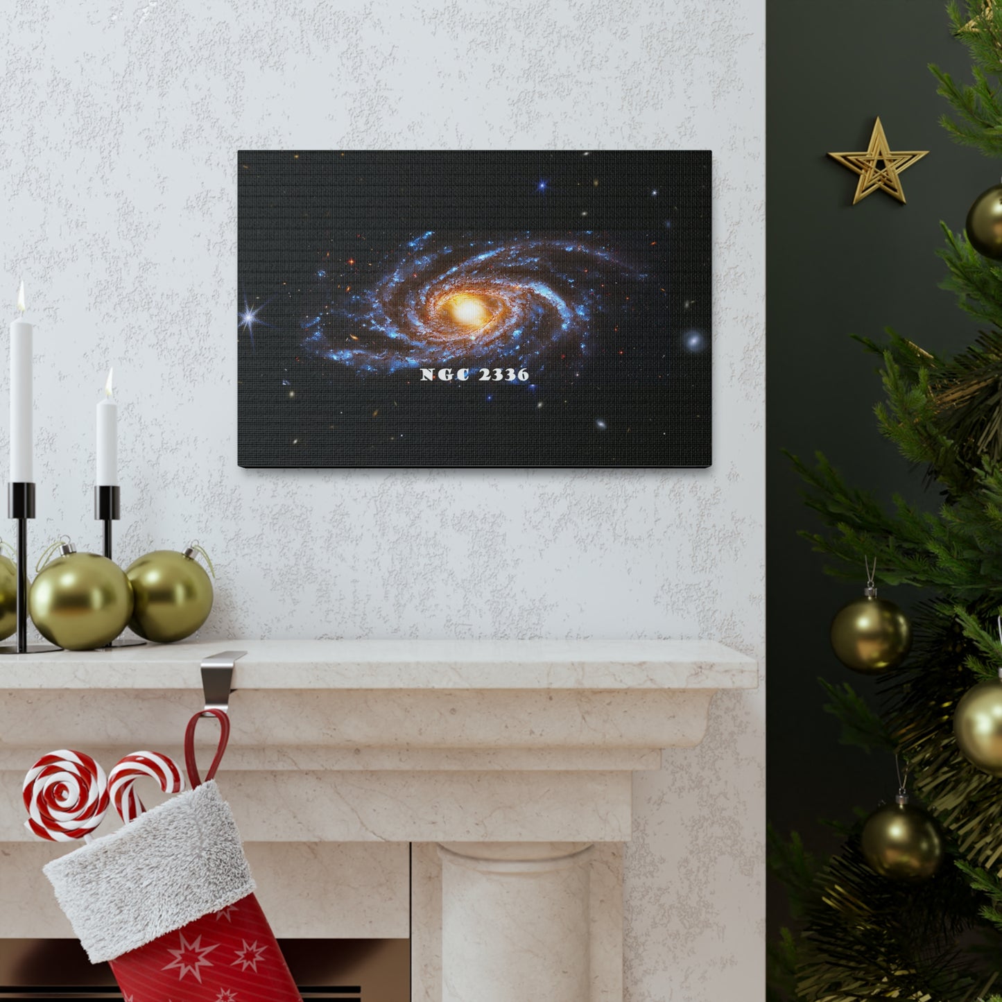 Gaze into the Galaxy: NGC2336 Cosmos Canvas Print