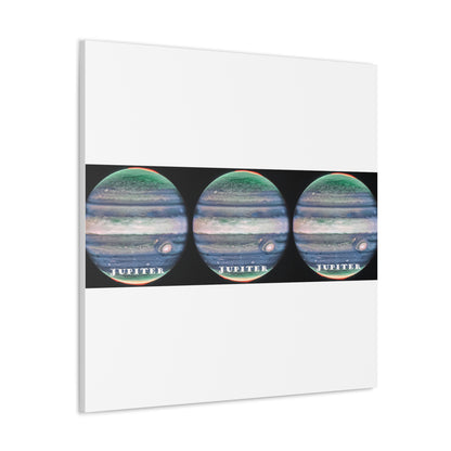 Unveiling Jupiter's Majesty: Cosmos Series Canvas Print