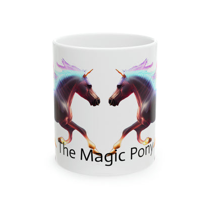 "The Magic Pony" Mug: Coffee, Tea, & Fantasy All in One, 11oz