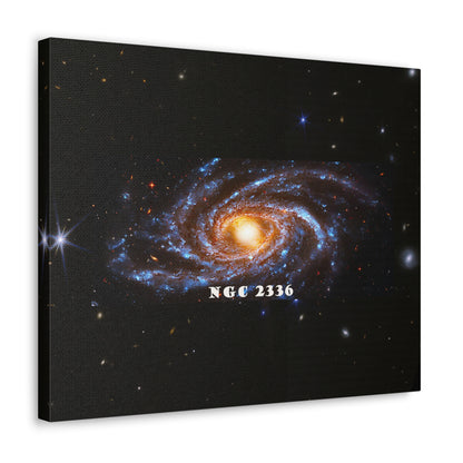 Gaze into the Galaxy: NGC2336 Cosmos Canvas Print