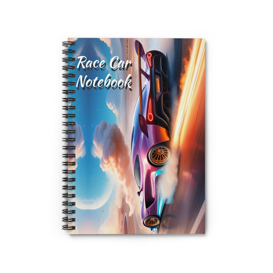Race Car Spiral Notebook: Capture Inspiration on the Go