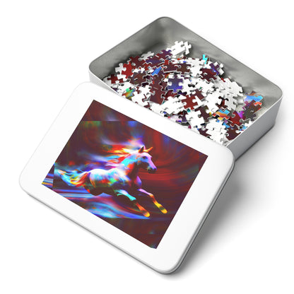 "The Magic Pony" Leaping Unicorn Puzzle: Build a World of Fantasy (500,1000-Piece) Leap