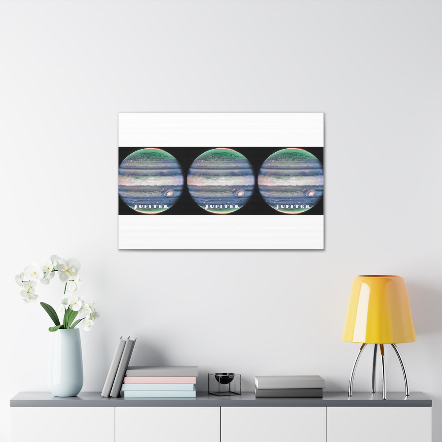 Unveiling Jupiter's Majesty: Cosmos Series Canvas Print