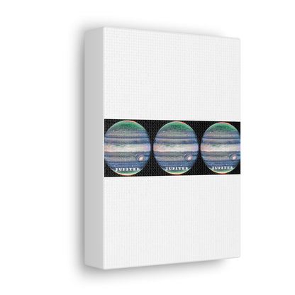 Unveiling Jupiter's Majesty: Cosmos Series Canvas Print