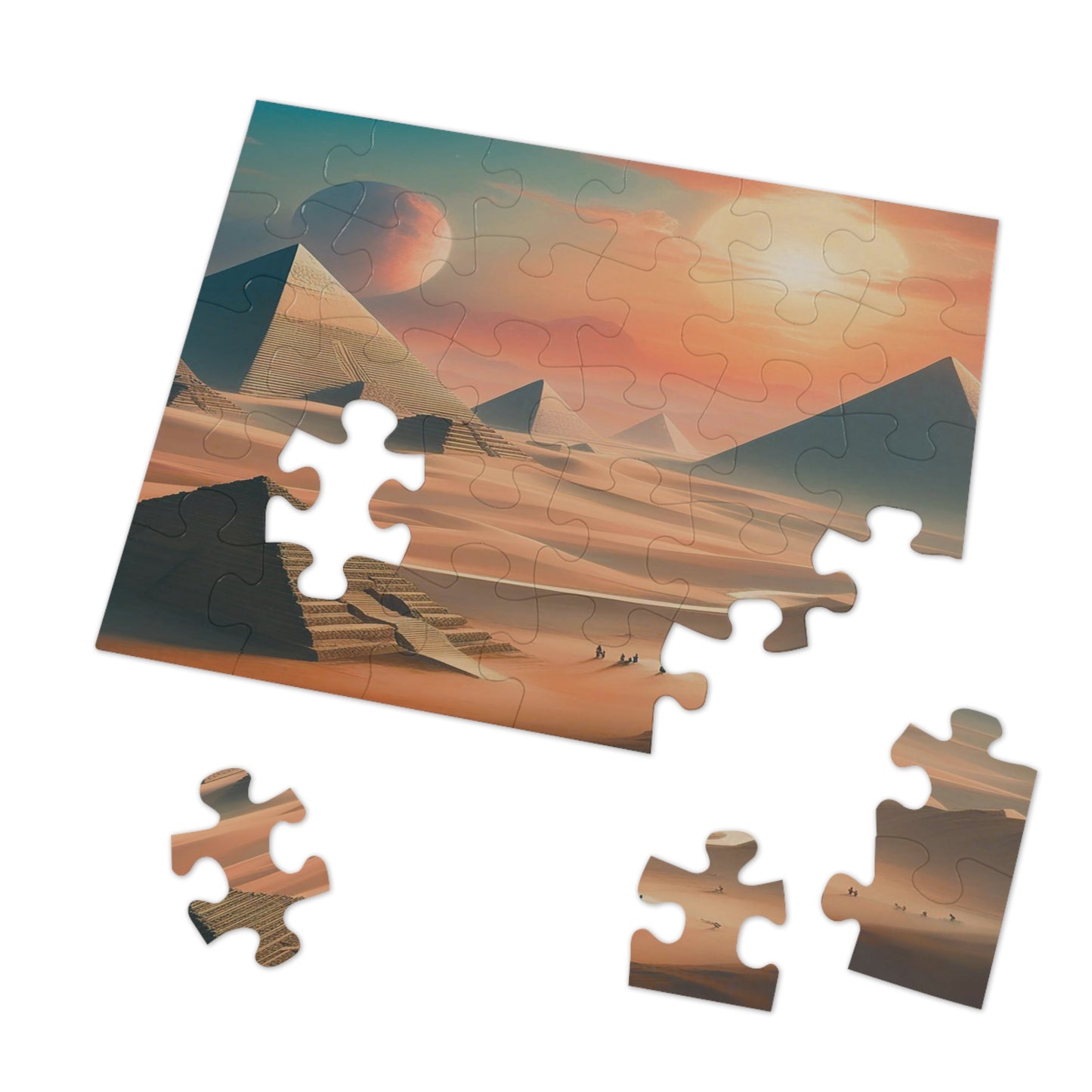 Egypt Pyramids Jigsaw Puzzle: Unveil the Mystery! ( 252, 500,1000-Piece)