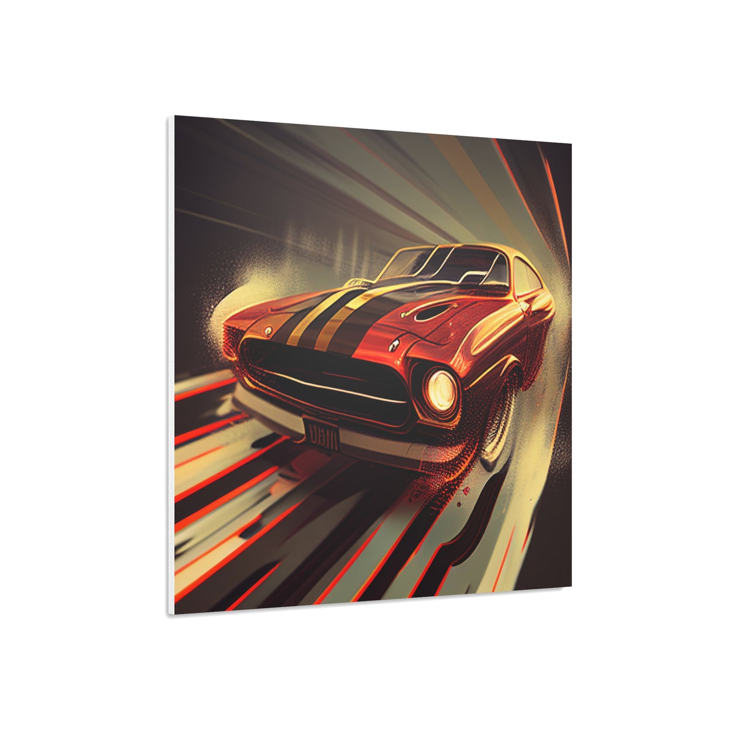 Rev Your Walls: Customizable Car Art Foam Board Prints