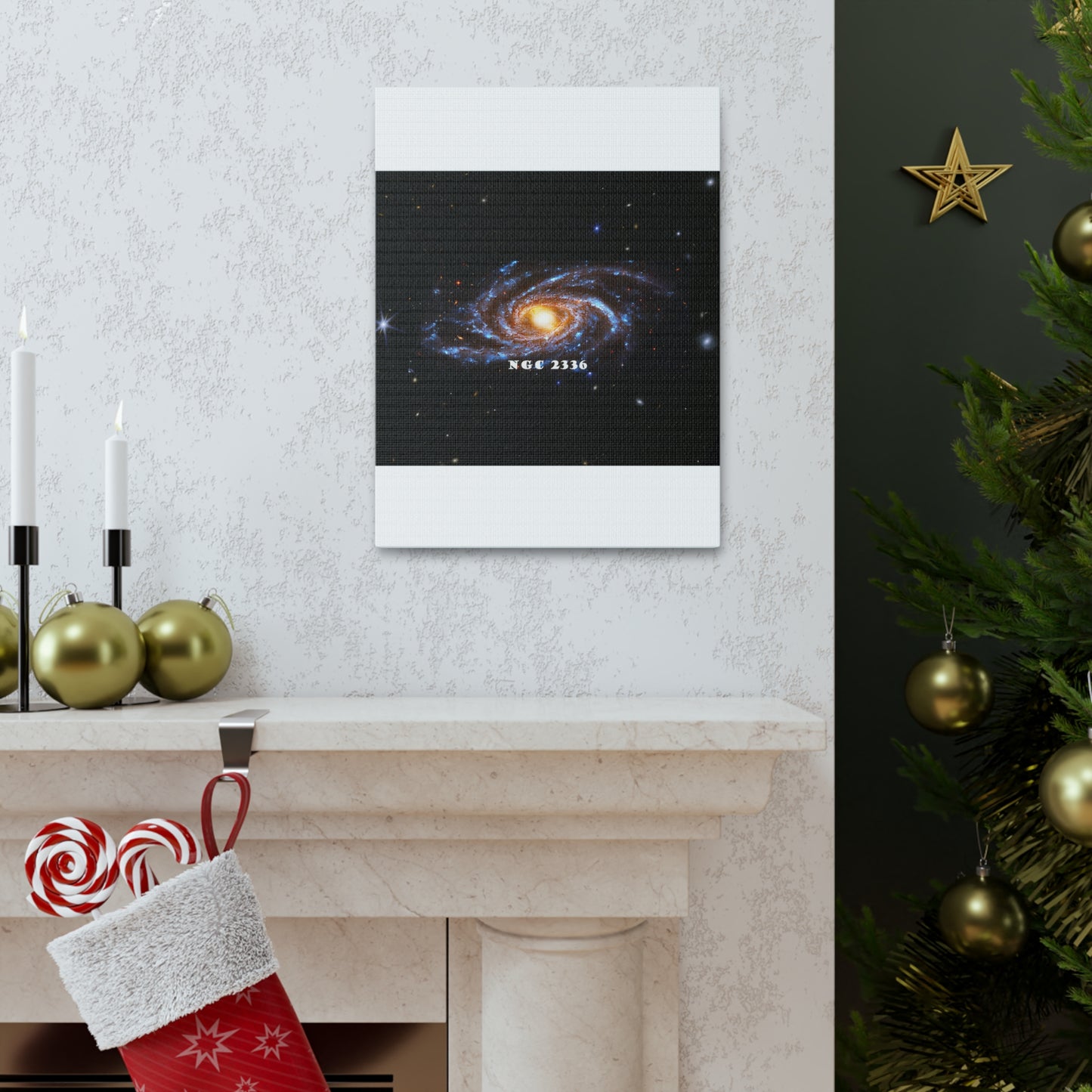 Gaze into the Galaxy: NGC2336 Cosmos Canvas Print