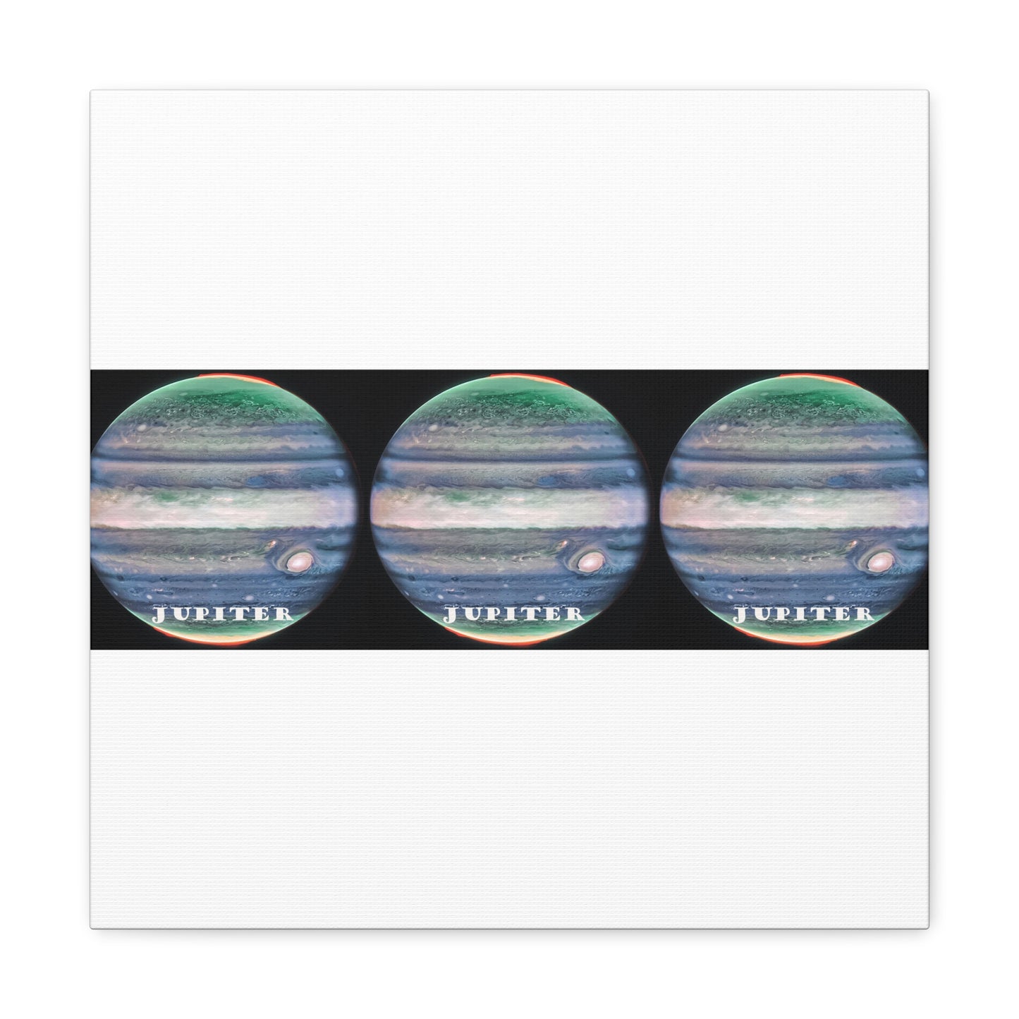 Unveiling Jupiter's Majesty: Cosmos Series Canvas Print