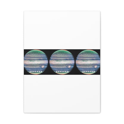 Unveiling Jupiter's Majesty: Cosmos Series Canvas Print