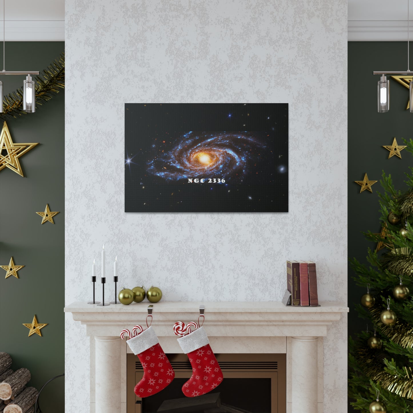 Gaze into the Galaxy: NGC2336 Cosmos Canvas Print