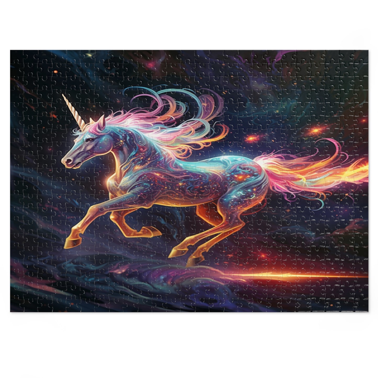 "The Magic Pony" Puzzle: Build a World (500,1000-Piece) Rainbow