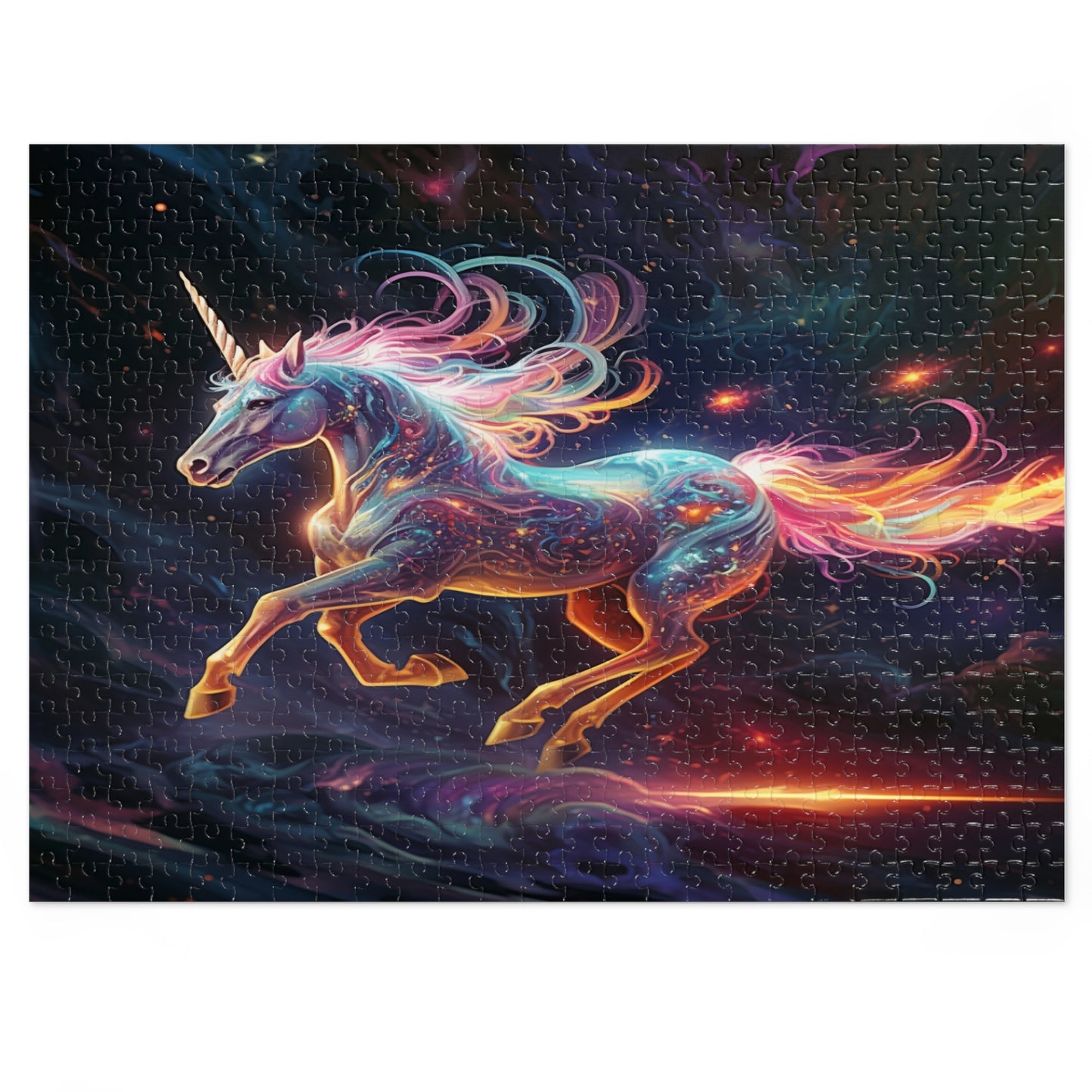 "The Magic Pony" Jigsaw Puzzle: Build a World of Fantasy (500,1000-Piece) Rainbow