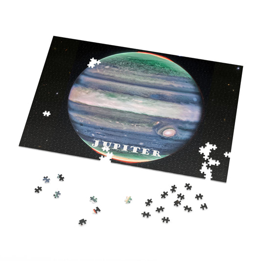 Cosmos Series 25 Mid-Infrared View of Jupiter  Jigsaw Puzzle ( 500, 1000-Piece)