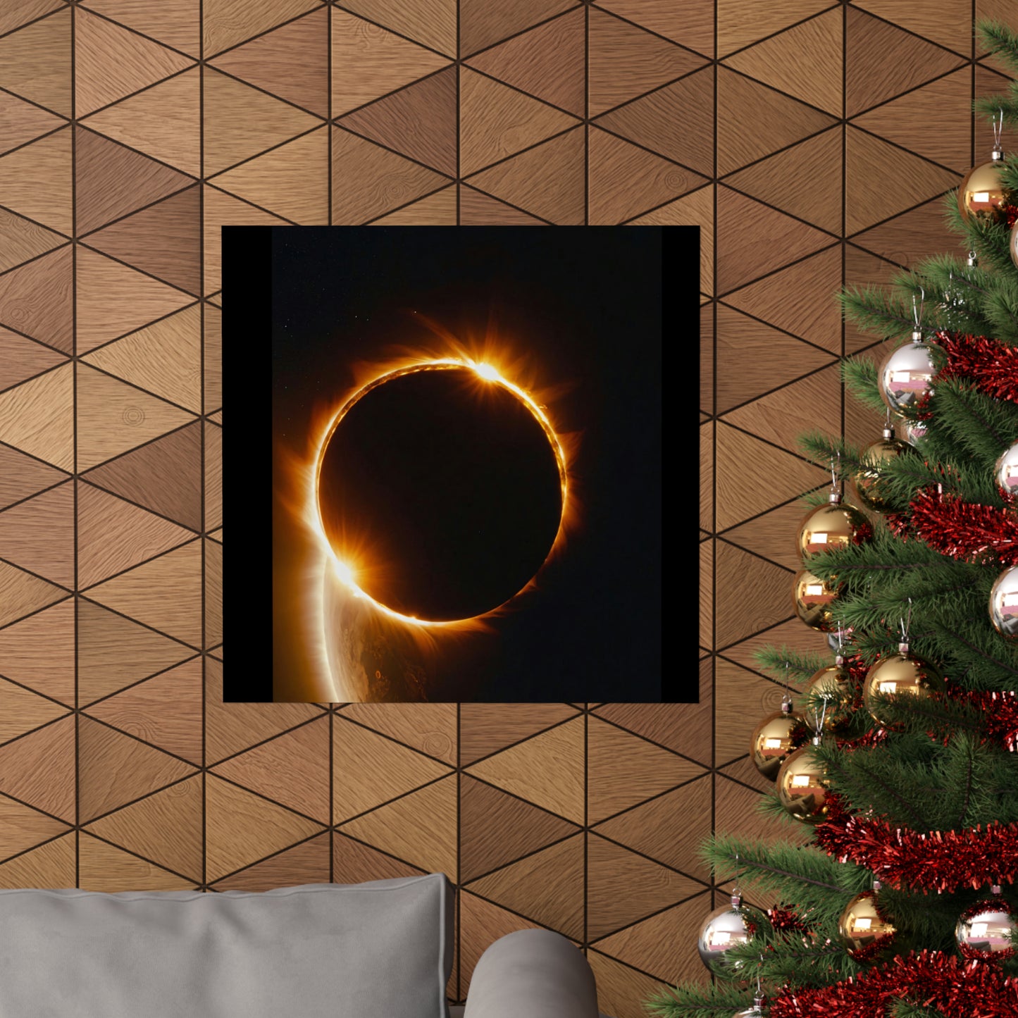 Solar Eclipse Wall Art: Captivating Beauty on Museum-Grade Paper