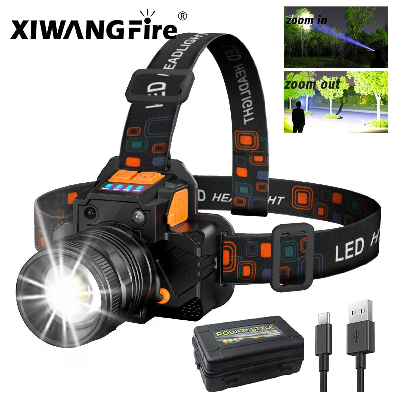 Powerful LED Headlamp: Hands-Free Outdoor Illumination