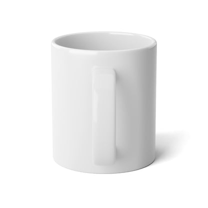 Plain White Coffee Cup Jumbo Mug, 20oz