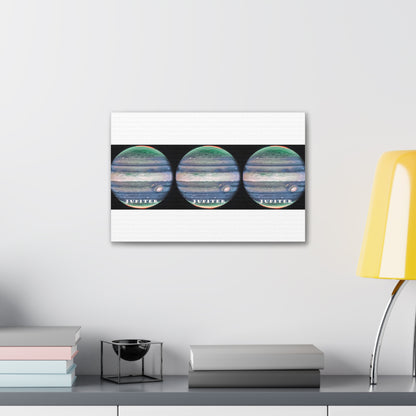 Unveiling Jupiter's Majesty: Cosmos Series Canvas Print