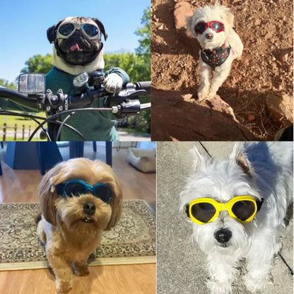 Dog Sunglasses with UV Protection and Windproof Design - Keep Your Furry Friend Comfortable