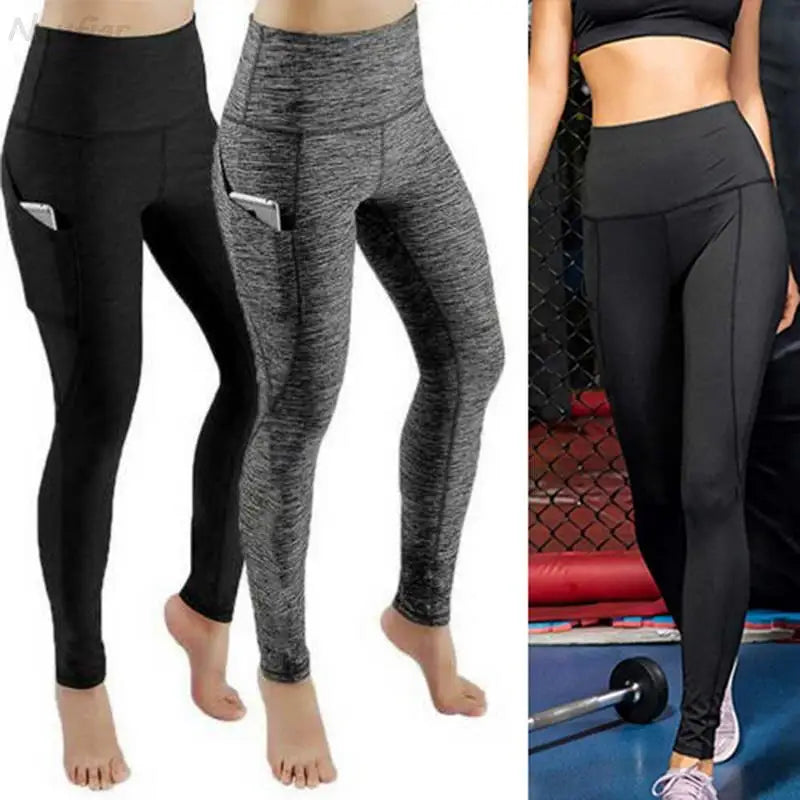 Yoga Leggings with Booty Lift: Tummy Control, Pockets, & Comfort
