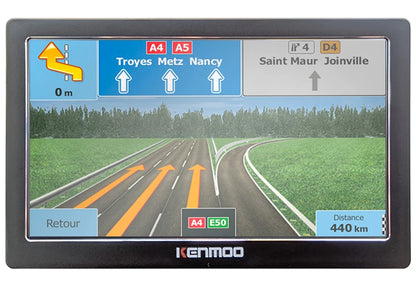 7-Inch HD GPS Navigation - Portable Device with 512M RAM, 2024 Maps for Europe and Russia, Suitable for Cars, Trucks, Camping, and Caravans, Includes Free Lifetime Updates