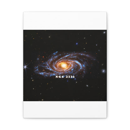 Gaze into the Galaxy: NGC2336 Cosmos Canvas Print