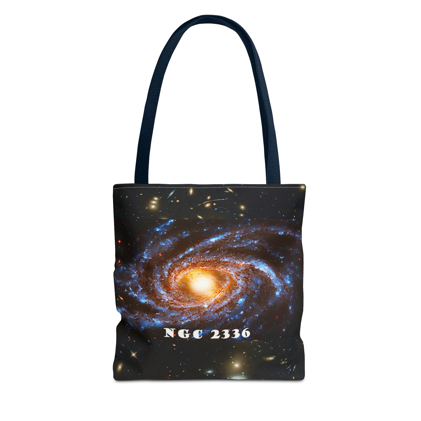 NGC2336 Galaxy Tote: Where Space Meets Style Series 14 , 9ozTote Bag (AOP)