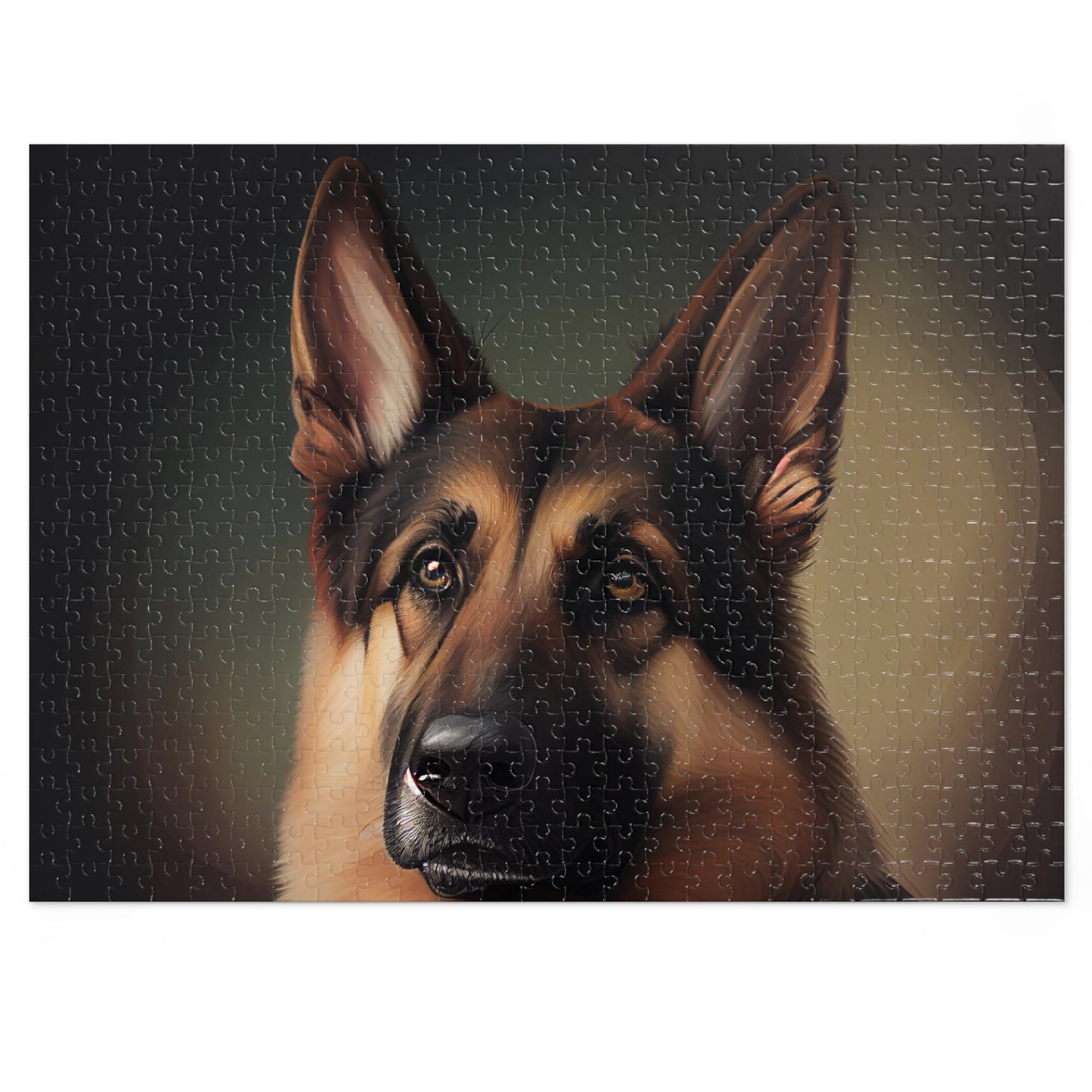 GERMAN SHEPHERD EYES Jigsaw Puzzle  Jigsaw Puzzle ( 252, 500,1000-Piece)