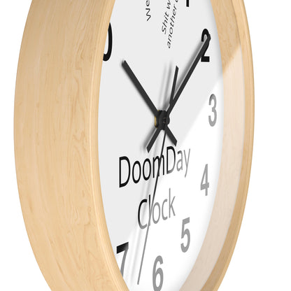 "Doomsday Countdown" Wall Clock