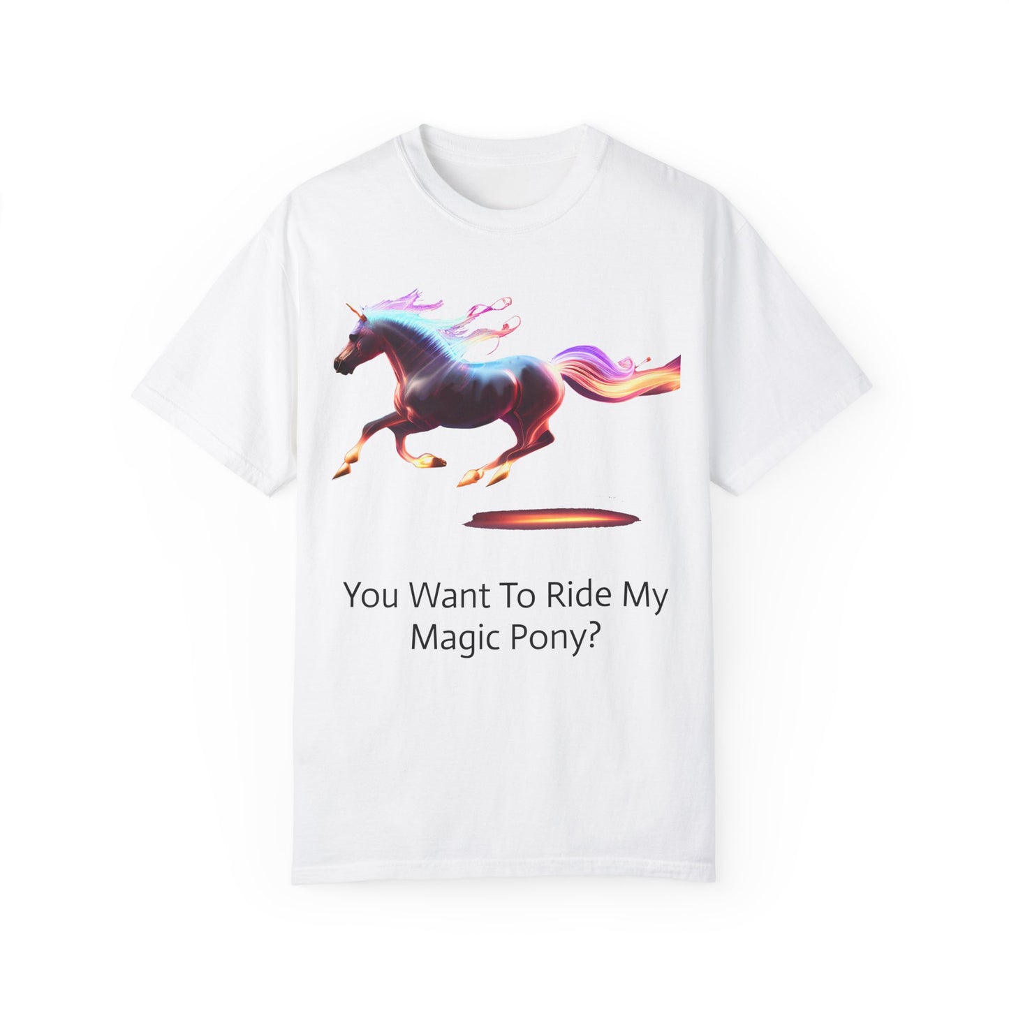 "The Magic Pony" Garment-Dyed Tee: Where Comfort Meets Fantasy