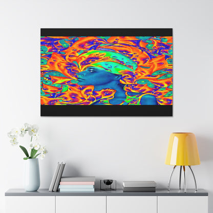 Empowering Canvas Art: Vibrant Digital Girl Designs