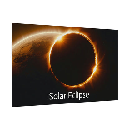 Solar Eclipse Watercolor Posters: Add Cosmic Artistry to Your Walls 54" x 36" (Horizontal) $119.99