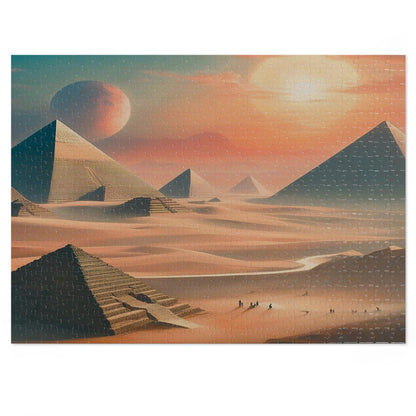 Egypt Pyramids Jigsaw Puzzle: Unveil the Mystery! ( 252, 500,1000-Piece)