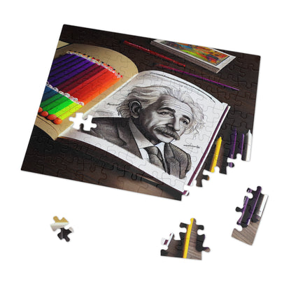 Albert Einstein Jigsaw Puzzle: Challenge Your Mind!  (252, 500,1000-Piece)