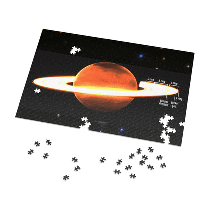 Cosmos Series 22: Worlds Without End - Saturn View Jigsaw Puzzle