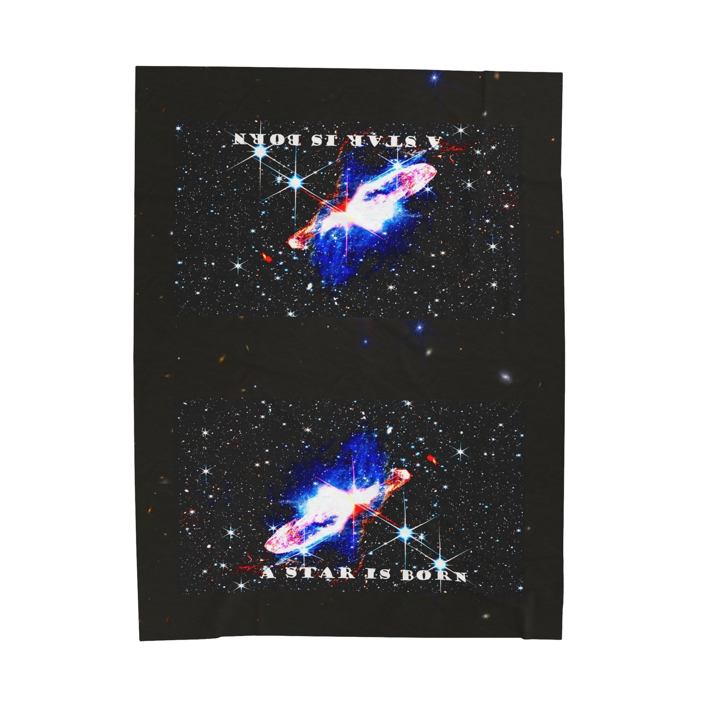 Actual A Star Is Born Velveteen  Plush Blanket: Personalized Warmth & Comfort